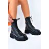 Fox Shoes Black Thick-soled Women's Daily Boots Boots Other 39 female