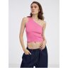 Pink Womens Crop Top JDY Nanna - Women roz S female