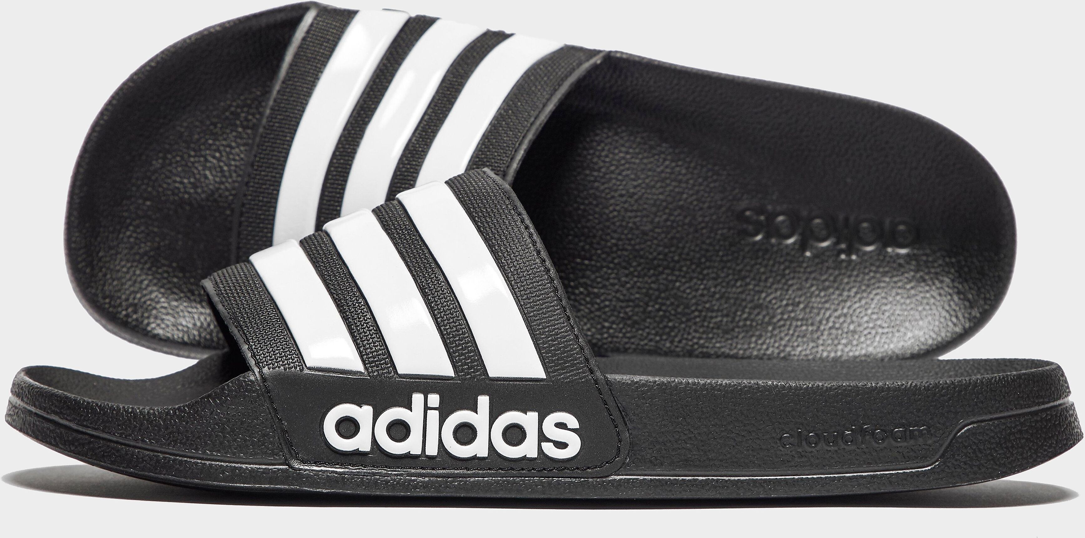 adidas Cloudfoam Adilette Slides - Black  size: 7.5