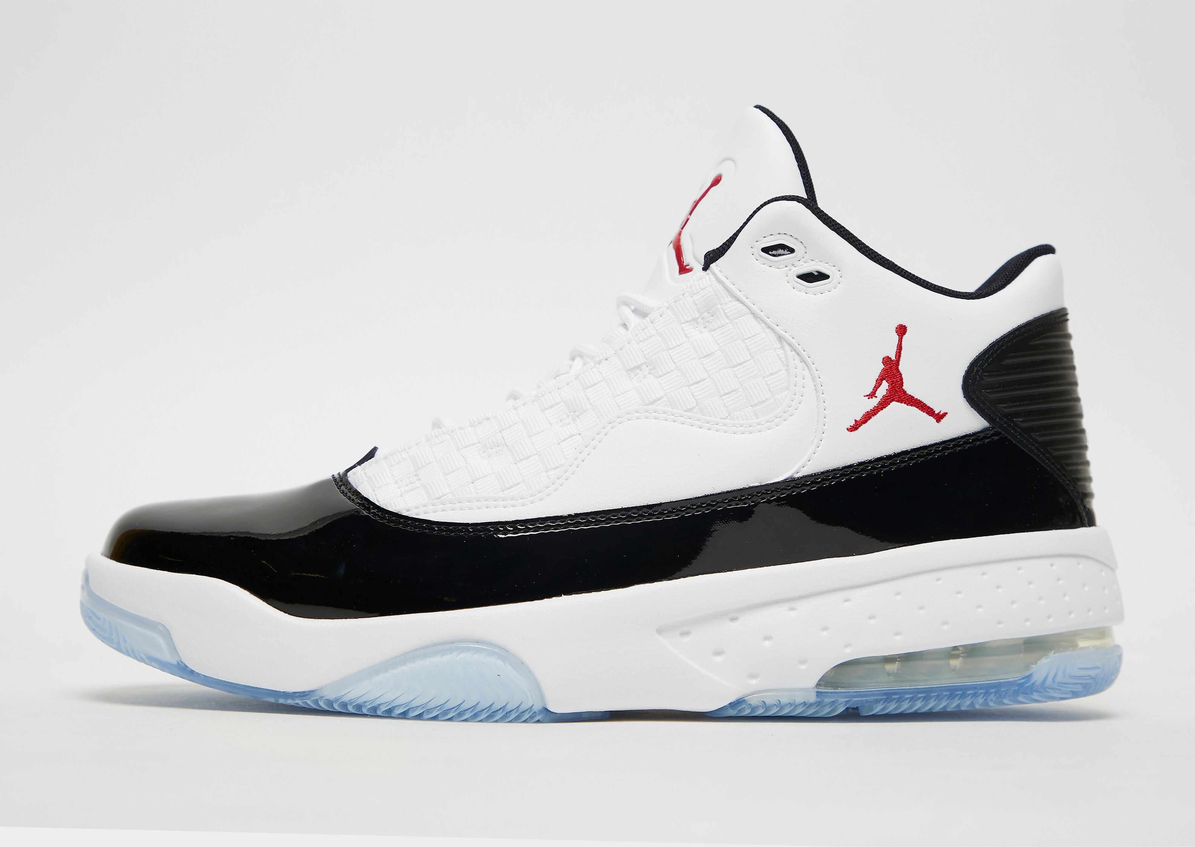 Jordan Max Aura 2 - White/Black/Gym Red - Mens  size: 10.5