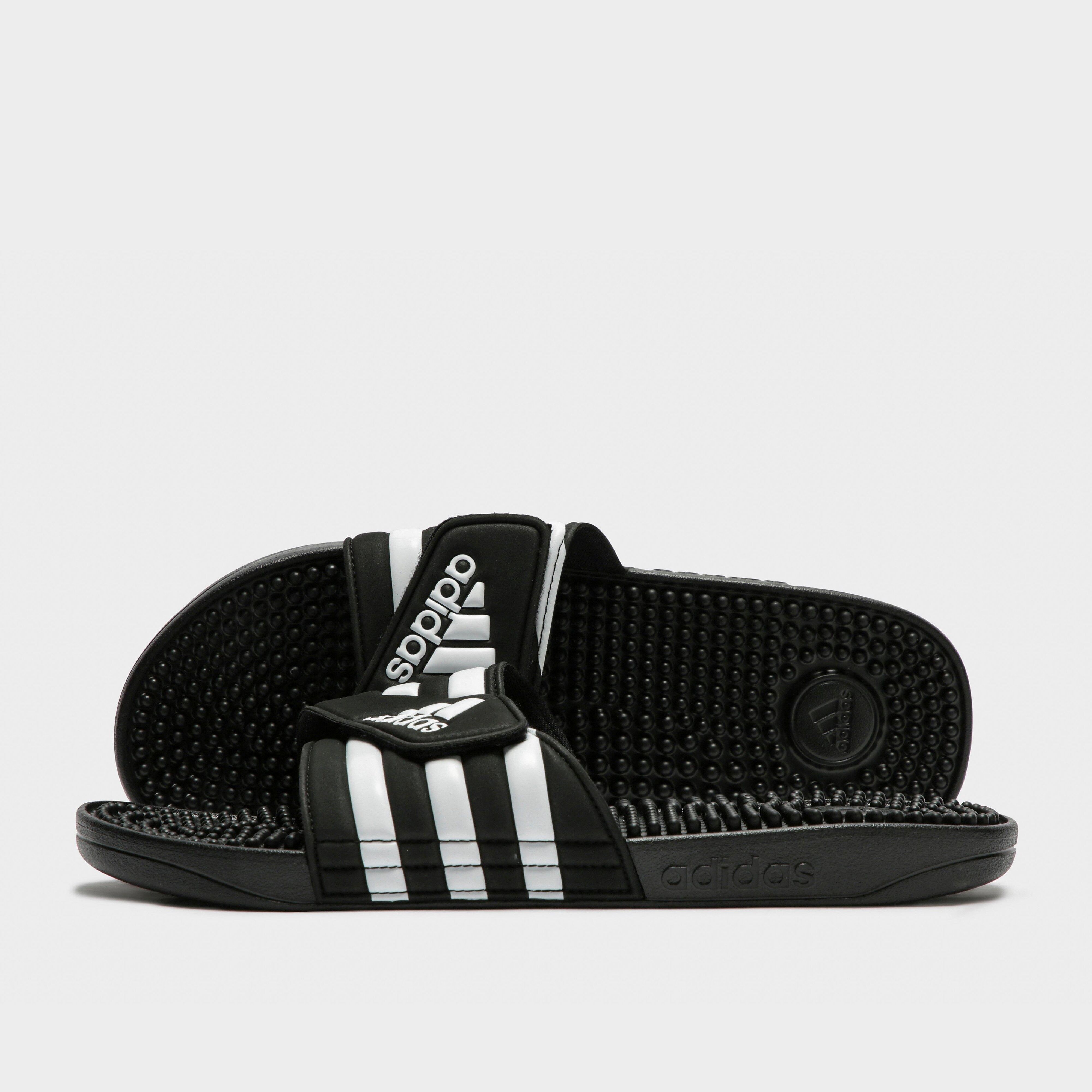 adidas Adissage Slides Unisex - Core Black / Cloud White / Core Black - Womens  size: 12