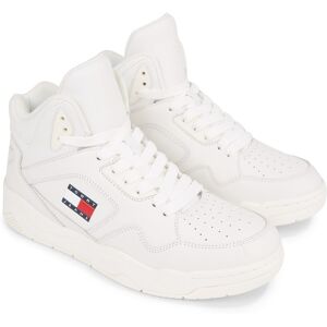 Tommy Jeans Sneaker »TJM BASKET MID TOP«, mit seitlicher Logoflagge ecru  40