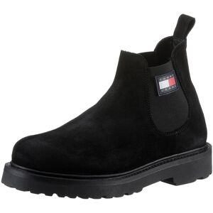 Tommy Jeans Chelseaboots »TOMMY JEANS SUEDE BOOT«, mit praktischer Anziehlasche schwarz  42