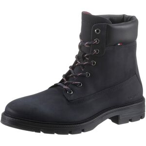 Tommy Hilfiger Schnürboots »HILFIGER PADDED NUBUCK BOOT«, mit weich... dunkelblau  46