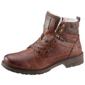 Mustang Shoes Winterstiefelette, mit Zierreissverschluss an der Aussenseite braun-used  47