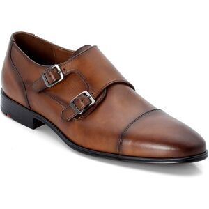 Lloyd Slipper »MAILAND«, Anzugschuh, Business Schuh, Monk mit Lederinnensohle cognac-used  10