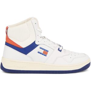 Tommy Jeans Sneaker »TJM BASKET MID«, mit Kontrastbesätzen weiss-blau-rot  41