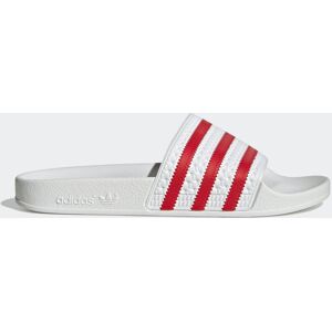 Adidas Originals Badesandale »ADILETTE« Cloud White / Better Scarlet / Cloud White  39