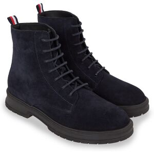 Tommy Hilfiger Schnürboots »HILFIGER CORE SUEDE BOOT«, mit gestreifter... dunkelblau  46