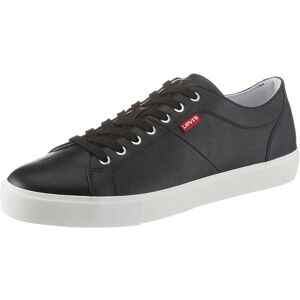 Levi's® Sneaker »WOODWARD«, mit Ziernähten, Freizeitschuh, Halbschuh,... schwarz-weiss Größe 41