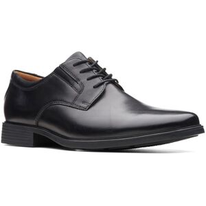 Clarks Schnürschuh »Tilden Plain«, mit komfortablem Fussbett, Freizeitschuh,... Black Leather Größe 42