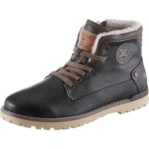 Mustang Shoes Schnürboots, mit Warmfutter dunkelgrau-braun Größe 43