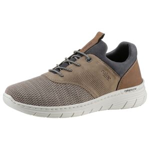 Rieker Slip-On Sneaker, Schlupfschuh, Freizeitschuh, Halbschuh taupe-kombiniert Größe 43