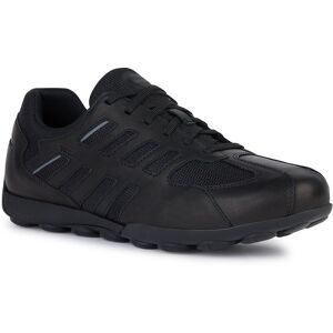 Geox Sneaker »U SNAKE 2.0 A«, mit dunkler Sohle, Freizeitschuh, Halbschuh,... schwarz Größe 43