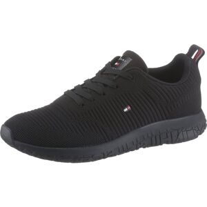 Tommy Hilfiger Sneaker »CORPORATE KNIT RIB RUNNER«, mit seitlicher... schwarz Größe 44