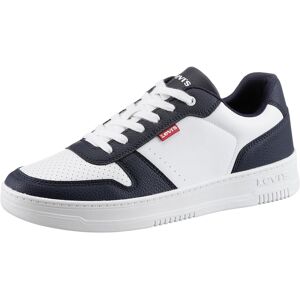 Levi's® Sneaker »DRIVER«, Freizeitschuh, Halbschuh, Schnürschuh mit Lochmuster weiss-navy Größe 41