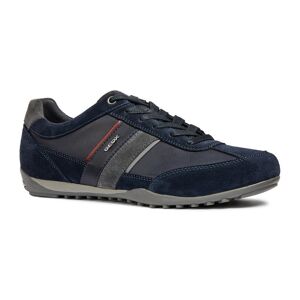 Geox Sneaker »U WELLS C«, Freizeitschuh, Halbschuh, Schnürschuh mit... navy-weinrot Größe 39