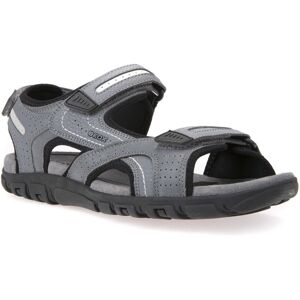 Geox Sandale »UOMO SANDAL STRADA«, Sommerschuh, Klettschuh, Outdoorsandale,... stone-hellgrau Größe 45