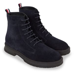 Tommy Hilfiger Schnürboots »HILFIGER CORE SUEDE BOOT«, mit gestreifter... dunkelblau Größe 44