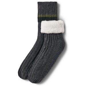 Tchibo - Hausschuhsocken - Schwarz - Gr.: 44-46 Polyester  44-46 male