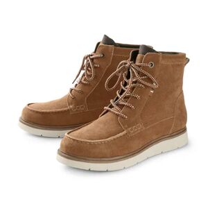 Tchibo - Veloursleder-Boots - Braun - Gr.: 46 Kunststoff  46 male