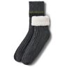 Tchibo - Hausschuhsocken - Schwarz - Gr.: 44-46 Polyester  44-46 male