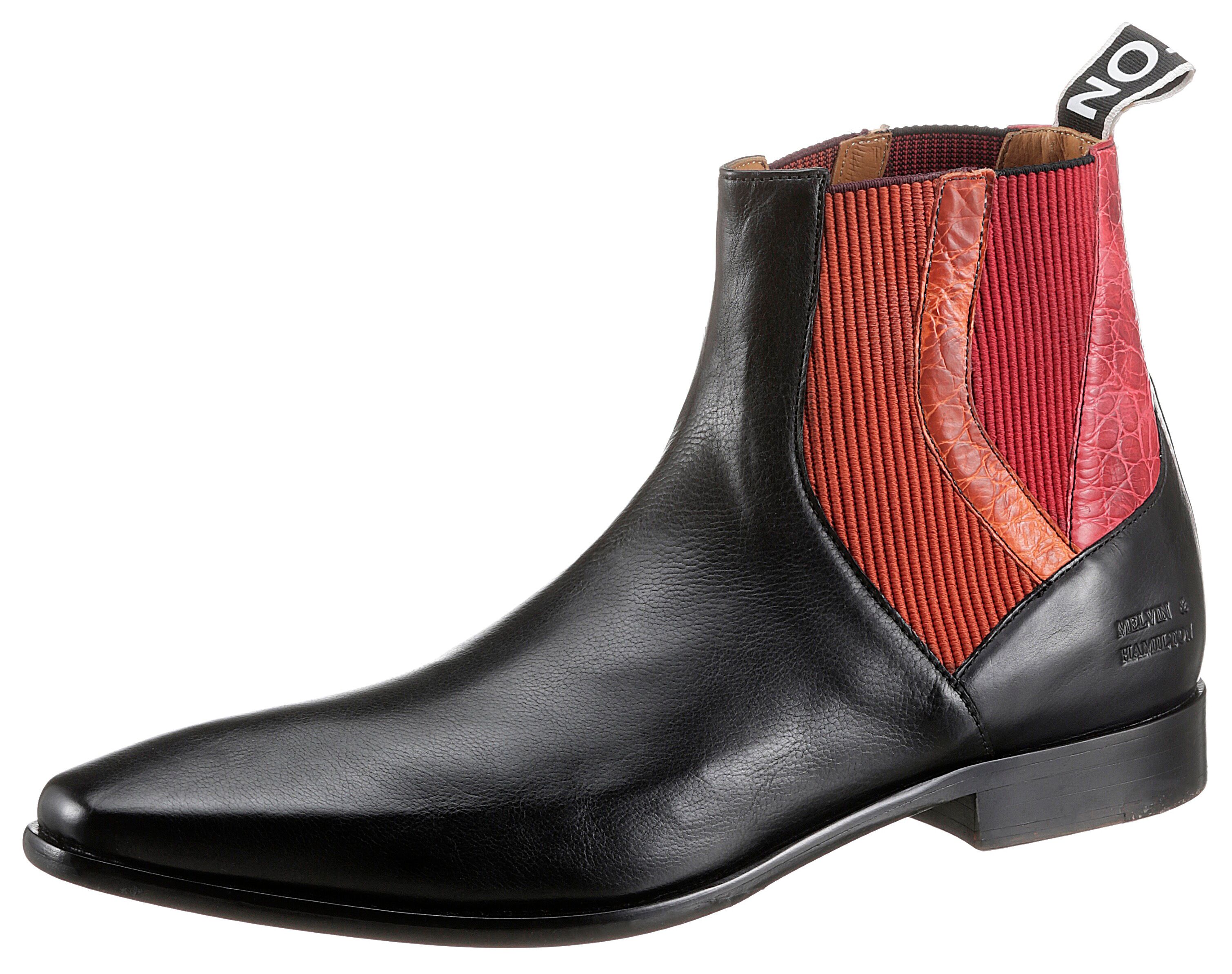 Melvin & Hamilton Chelseaboots »Elvis 73 nachhaltig«, mit Stretcheinsatz in... orange  40 41 42 43 44 45 46 47 48