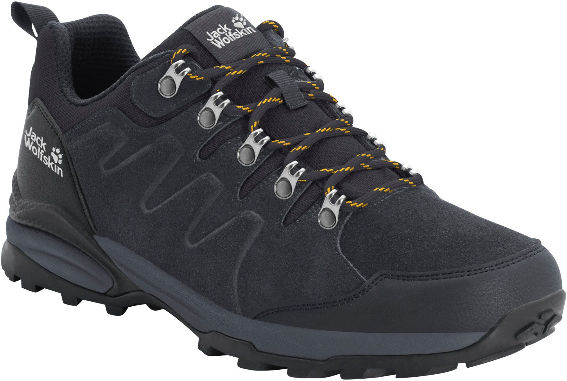 Jack Wolfskin Wanderschuh »REFUGIO TEXAPORE LOW M« schwarz  40 41 42 42,5 43 44 44,5 45 46 47 48