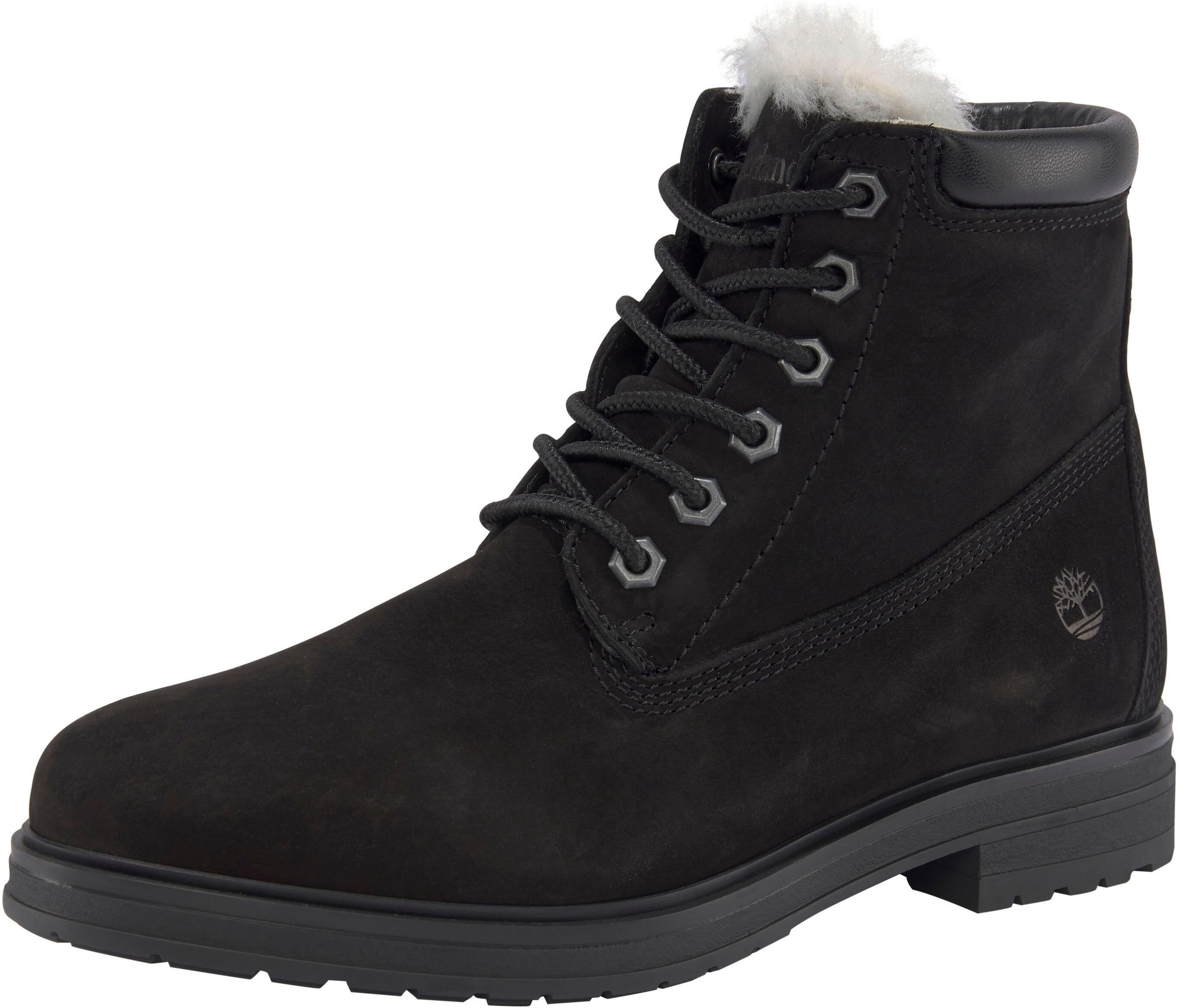 Timberland Schnürboots »Hannover Hill Fur Boot WP«, Wasserdicht schwarz  36 37 37,5 38,5 38 39 39,5 40 41 41,5 42