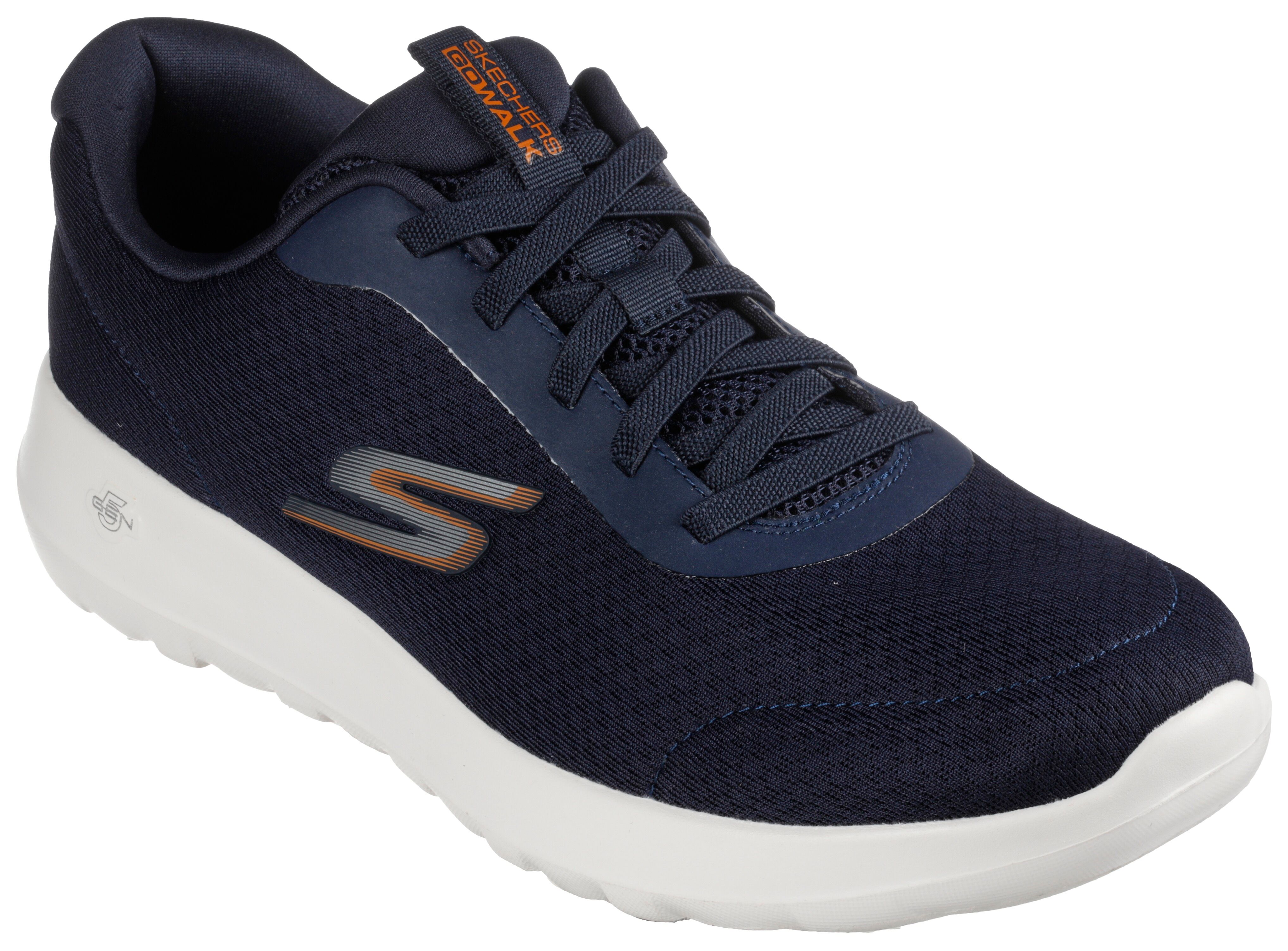 Skechers Slip-On Sneaker »GO WALK MAX«, mit aufgesetzter Schnürung blau  40 41 42 43 44 45 46 47 48