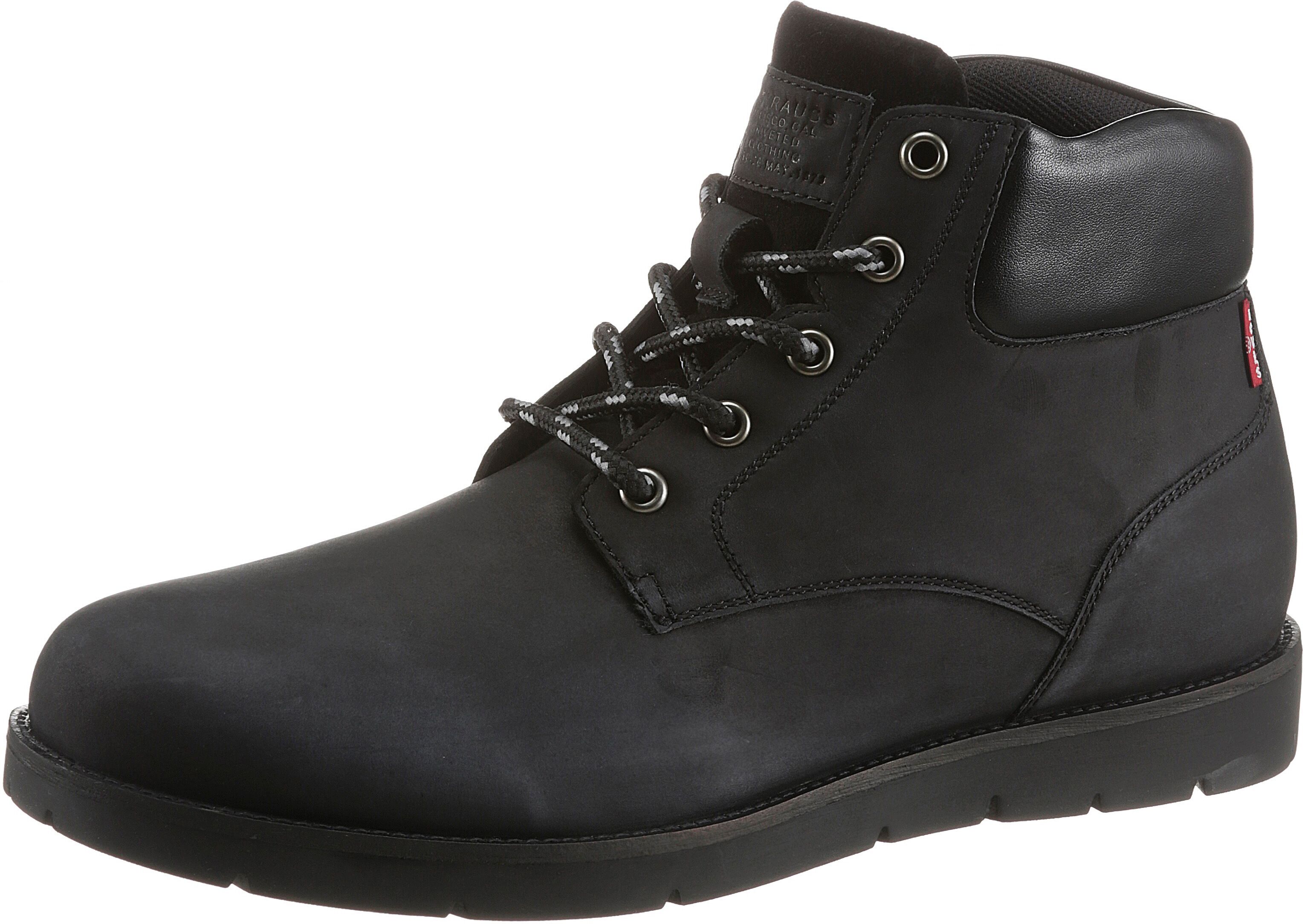 Levi's® Schnürboots »JAXED«, mit gepolstertem Schaftrand schwarz  39 40 41 42 43 44 45 46