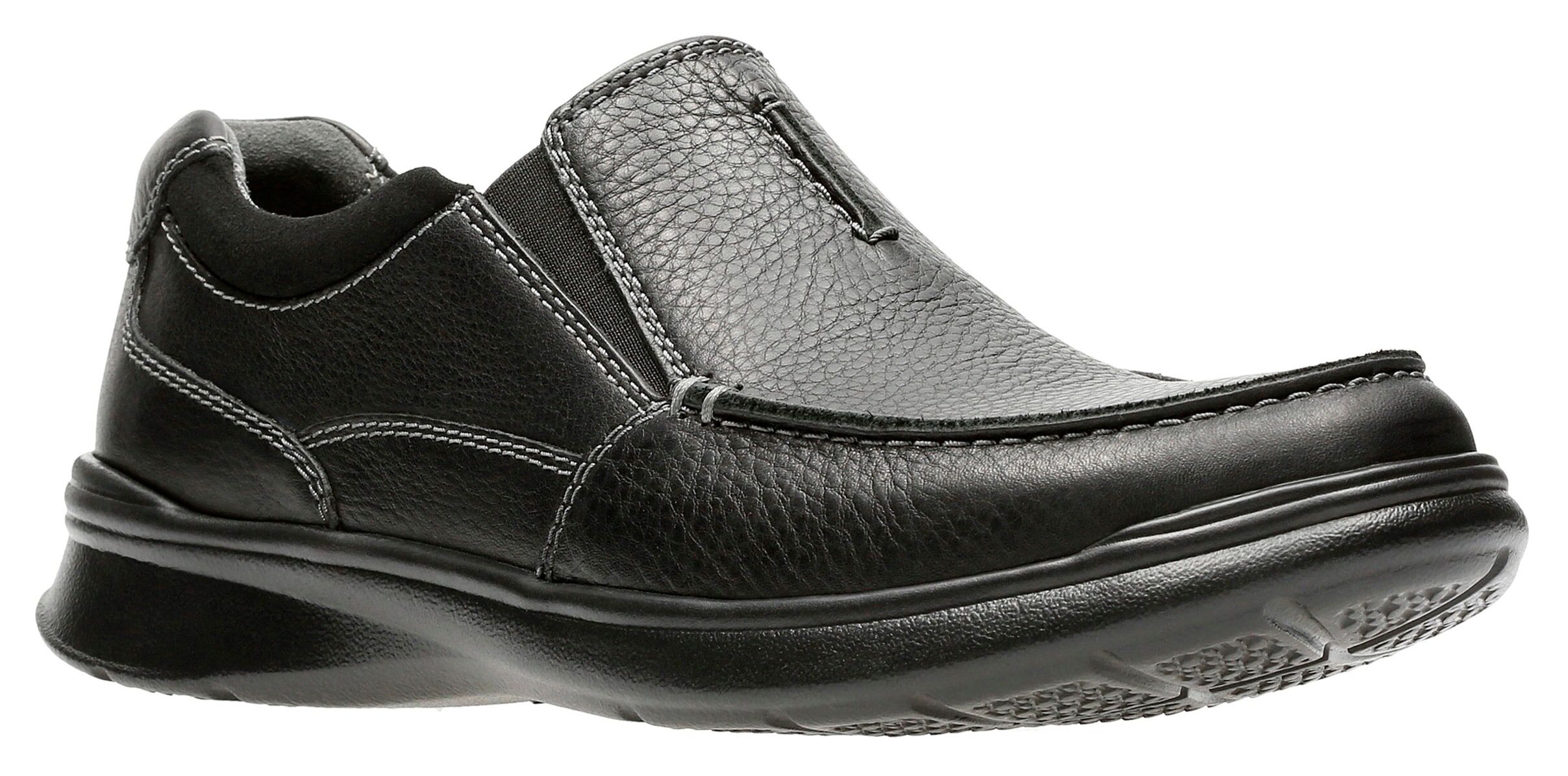 Clarks Slipper »Cotrell Free«, mit seitlichen Stretcheinsätzen schwarz  40 41 42 43 44 45 46 47 48