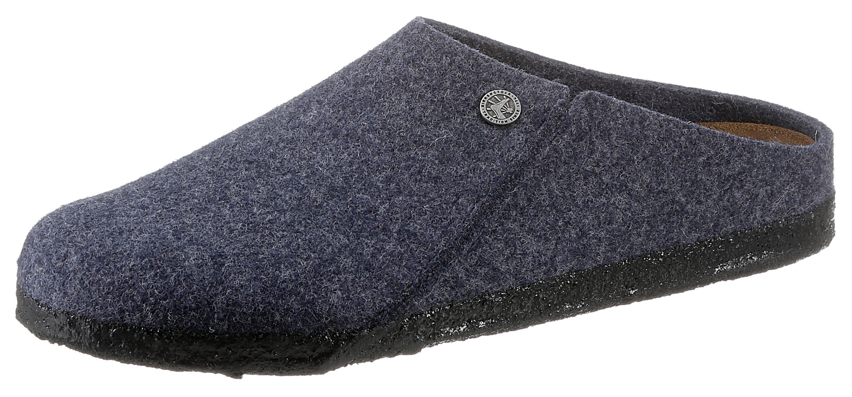 Birkenstock Pantoffel »ZERMATT«, mit ergonomisch geformtem Fussbett blau  39 40 41 42 43 44 45 46