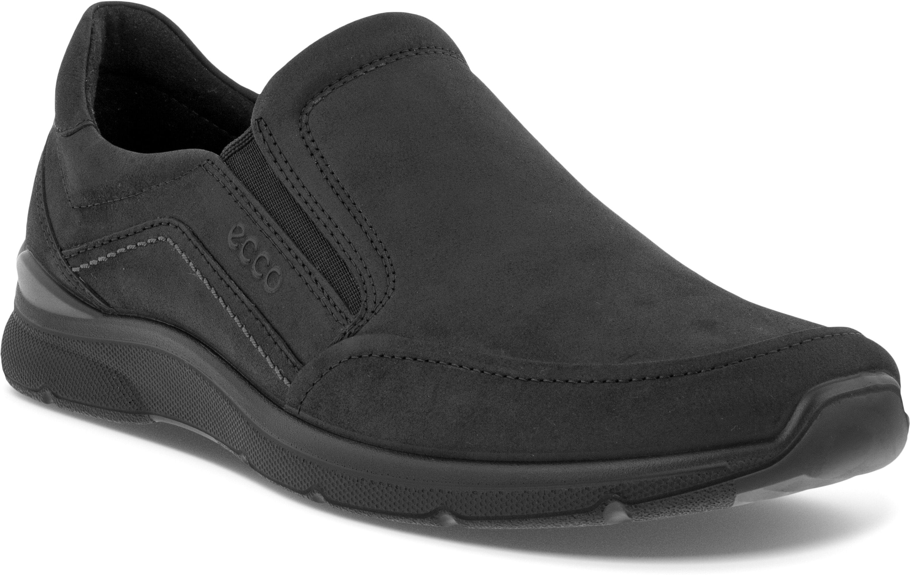 Ecco Slipper »Irving black Flutter«, mit beidseitigen Stretcheinsätzen schwarz  40 41 42 43 44 45 46 47 48 49 50