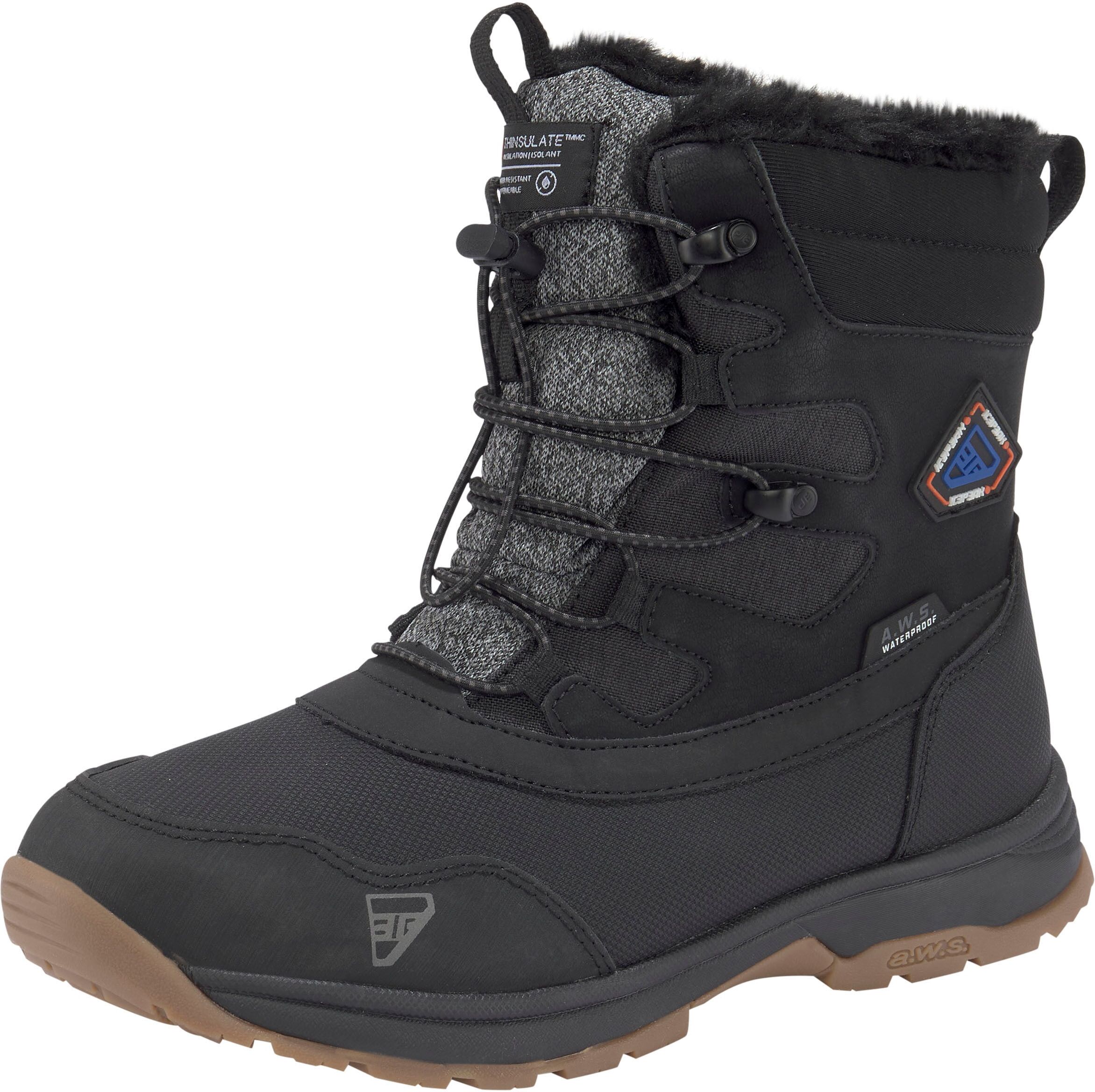 Icepeak Outdoorwinterstiefel »ALMONTE MS«, wasserdicht schwarz  36 37 38 39 40 41 42