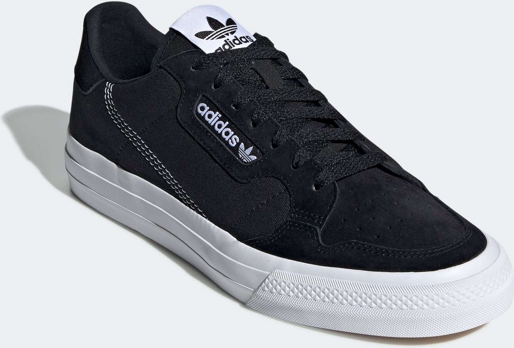 Adidas Originals Skateschuh »CONTINENTAL VULC« schwarz-weiss Größe 37 38,5 38 39 40 41 42 42,5 43 44 44,5 45 46