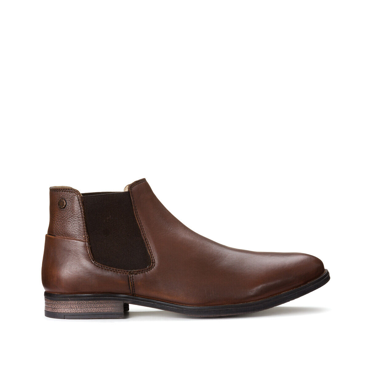 JACK & JONES Chelsea-Boots Frank, Leder SCHWARZ