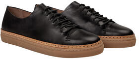 Eureka Basic-Ledersneaker, 45 - Schwarz