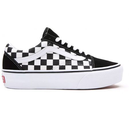 Vans BOTY VANS Old Skool Platform (CHECKERBOA - černá - US7.5