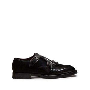 Dolce & Gabbana Monk-Schuhe mit Vorderriemen - Schwarz 39/40/43/43.5/44/44.5/45/46 Male