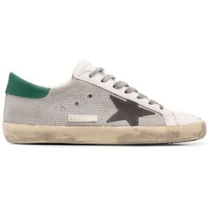 Golden Goose Super-Star Sneakers mit Mesh-Einsatz - Weiß 40/41/42/43/44/45/46/47 Male