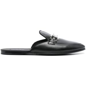 Dolce & Gabbana Loafer mit Logo-Schild - Schwarz 42/42.5/40/41/43/43.5/44/45/46/39/39.5/40.5/41.5 Male