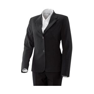 Exner 701 - Damenblazer kurz : schwarz (Business) 53% Polyester 43% Schurwolle 4% Elasthan 42