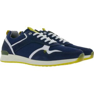 Salamander Revato Herren Power-Mesh Sneaker Made in Italy mit Echtleder-Overlays 31-48706 12 Blau - Männlich - Size: 44