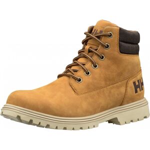 Helly Hansen Wasserdichter lässiger Herren Lederstiefel. Farbe: Braun / Gelb / Größe: 44