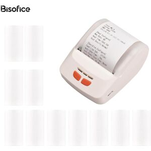 Bisofice Belegdrucker Tragbarer Mobiler 58-Mm-Thermodrucker Drahtloser Bt-Mini-Rechnungsticketdruck