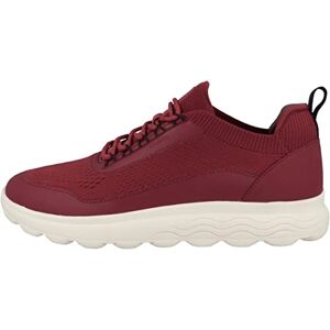 Geox Herren U SPHERICA Sneaker, DK RED, 45 EU