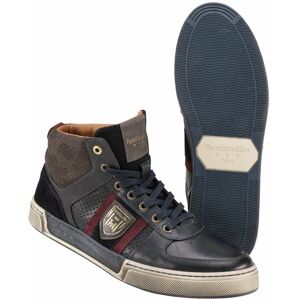 Pantofola Herren High Top Sneaker Frederico blau 41, 42, 43, 44, 45, 46, 47