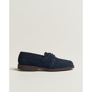 Crockett & Jones Falmouth Deck Shoes Ocean Suede