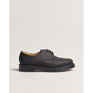 Solovair 3 Eye Gibson Shoe Black Grain